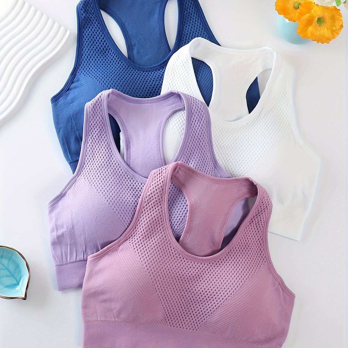 4-piece Pack Women’s Racerback Sports Bras