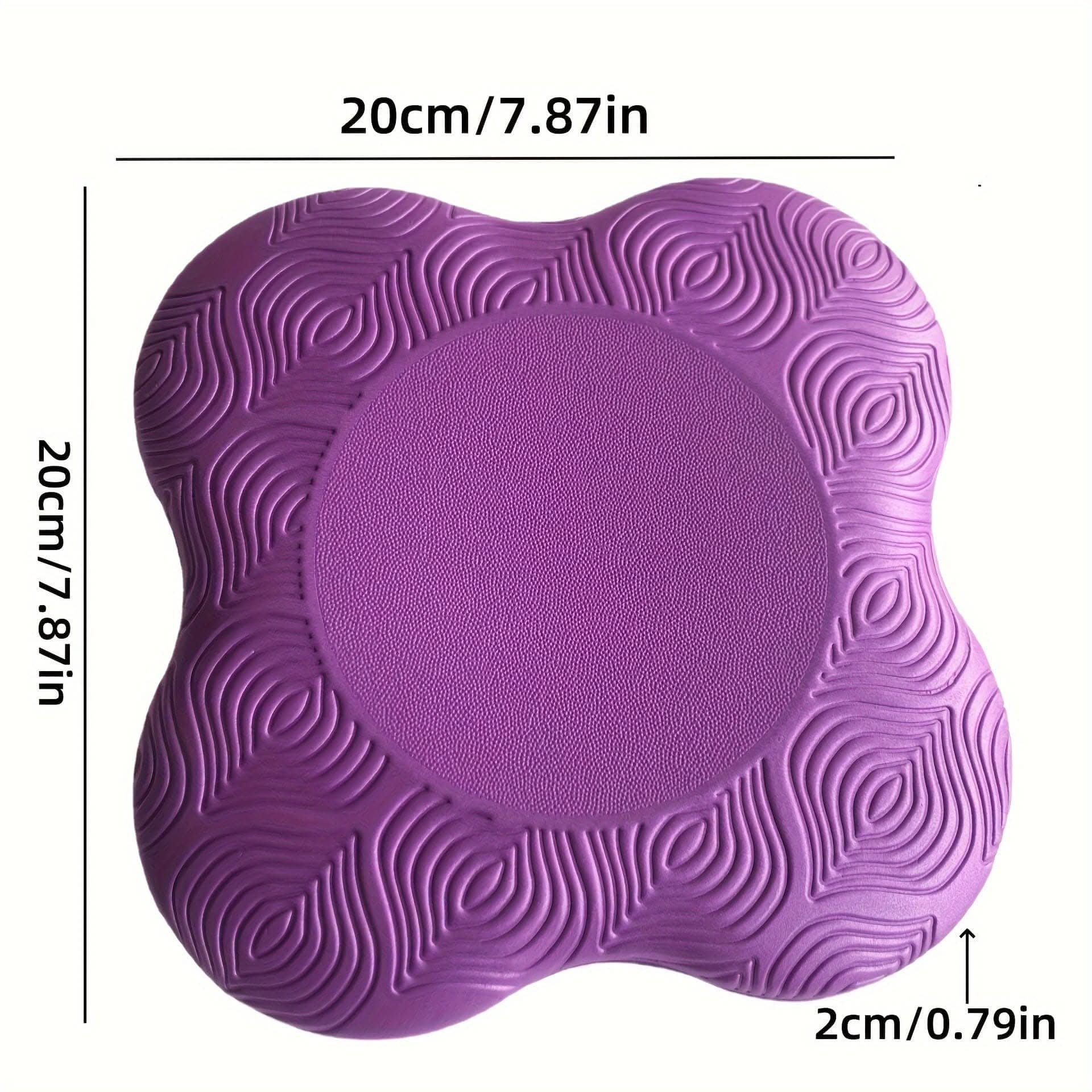 2-Pack Thick Silicone Yoga Knee Pads – Multi-Use for Knees, Elbows, Wrists, & Hands