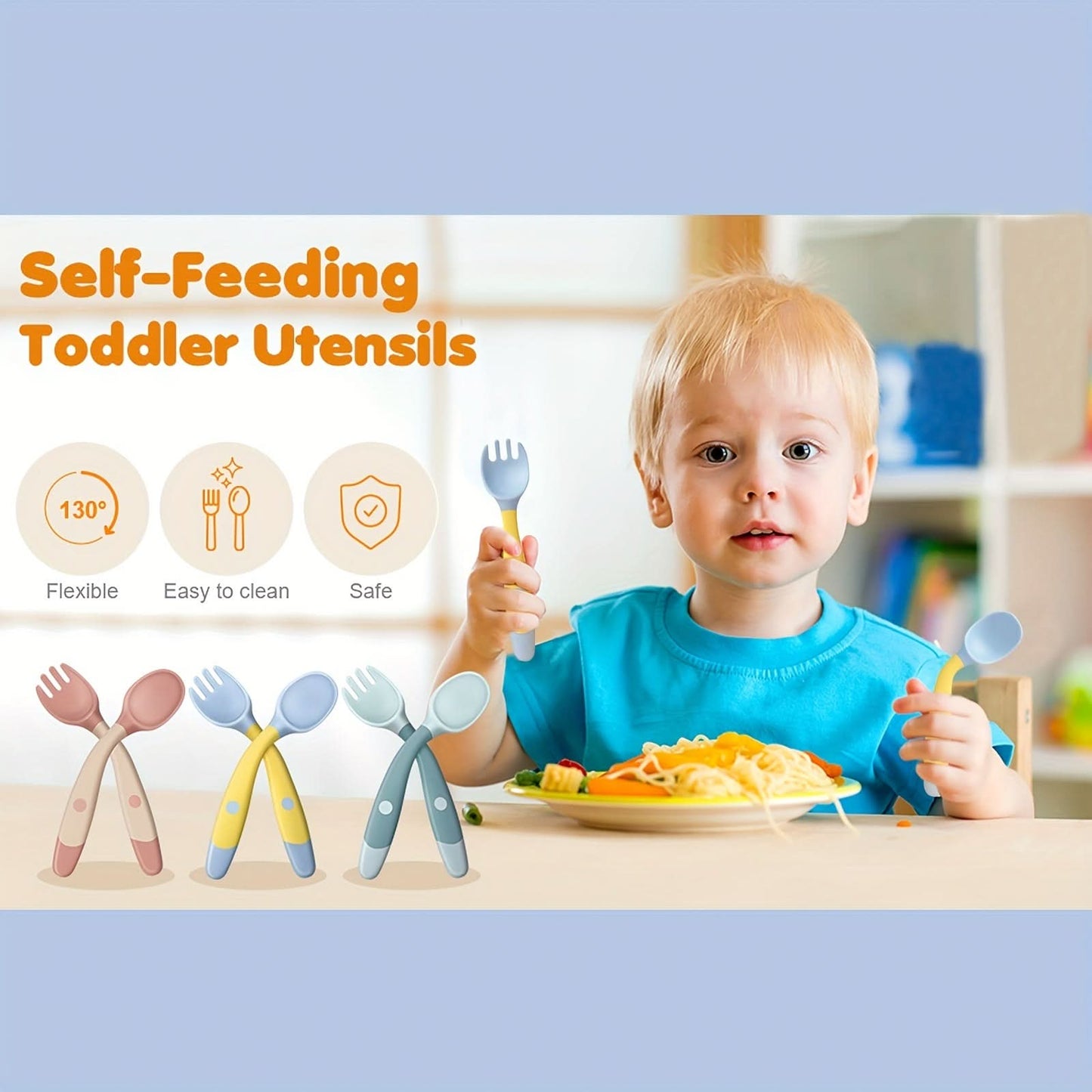Youngsters Training Fork & Spoon Set with Meal Box