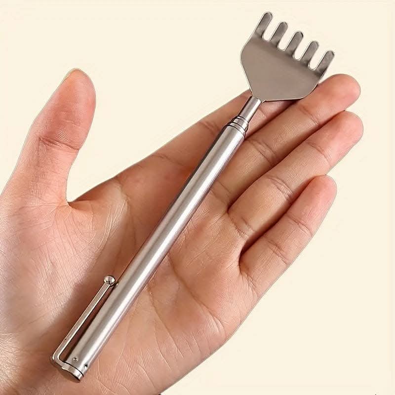 Retractable Stainless Steel Back Scratcher – Your Portable Itch Relief Solution