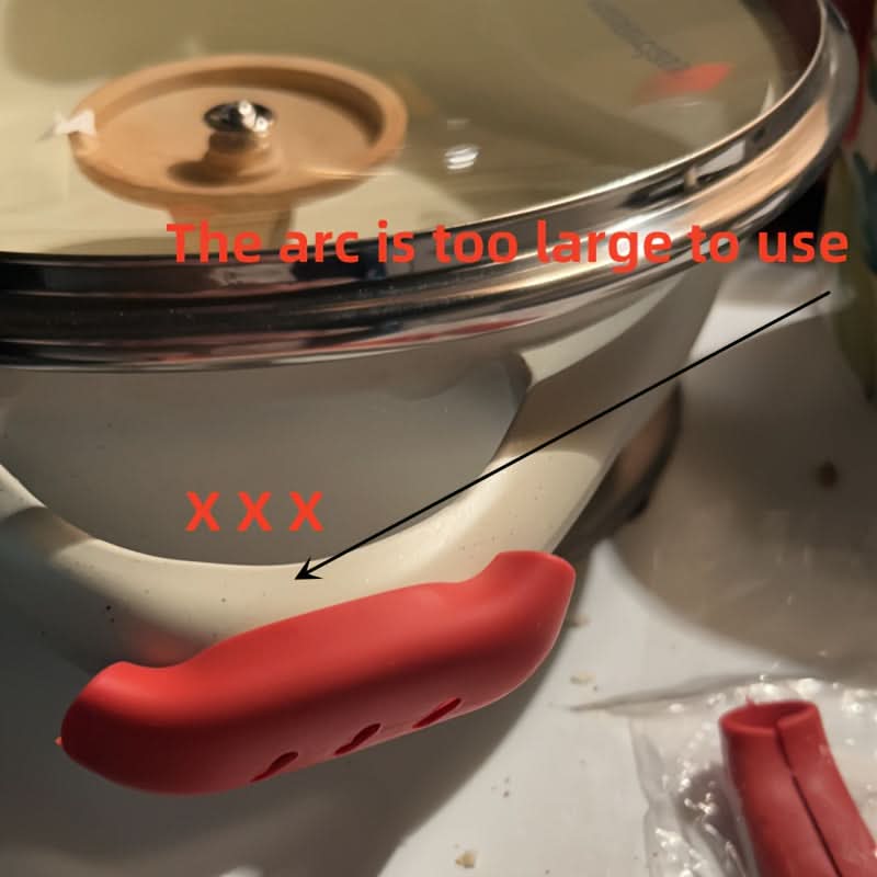 Silicone Anti-Scalding Handle Covers – Heat-Resistant & Wok Grip Set (4 Pairs)