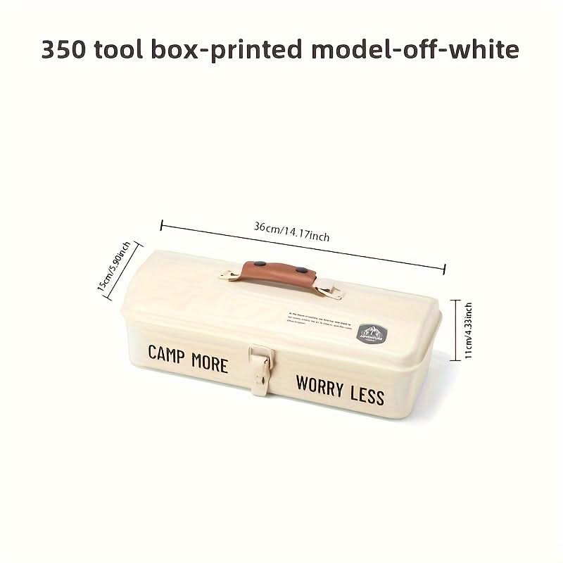 Durable Metal Tool Box with Stickers