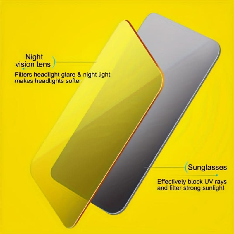Anti-Glare Car Sun Visor – Dual-Use UV & Night Vision Shield