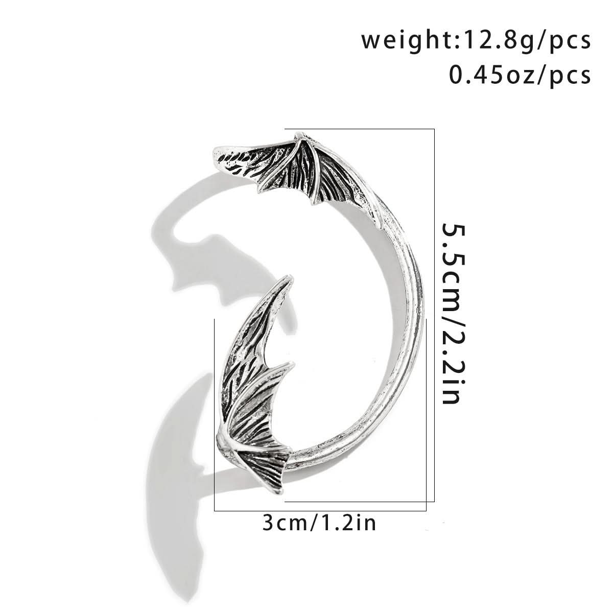 Punk Bat Wing Alloy Ear Cuff