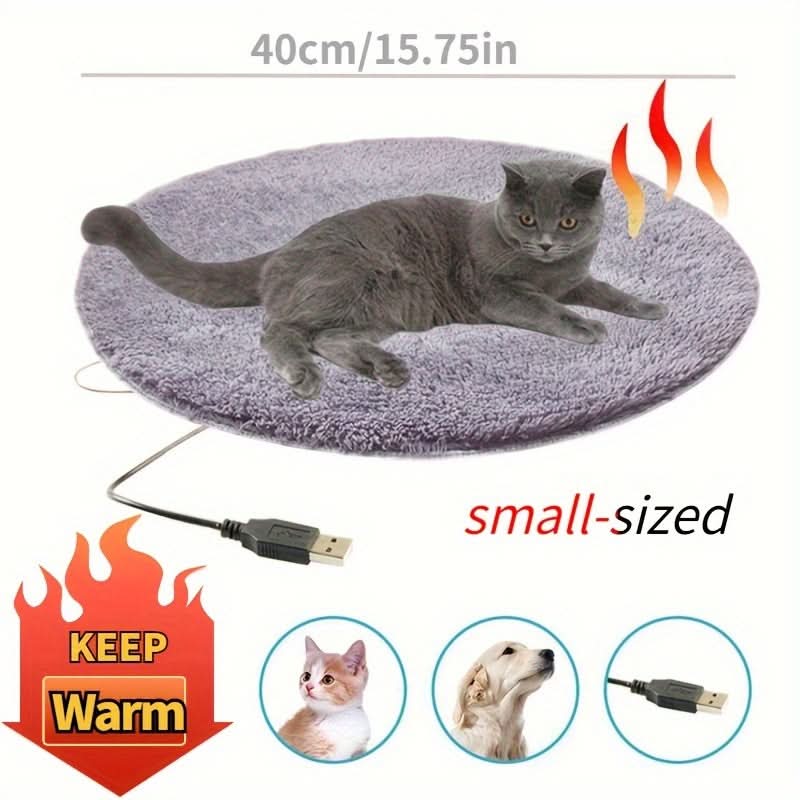 USB Heated Cat Bed – Cozy & Warm