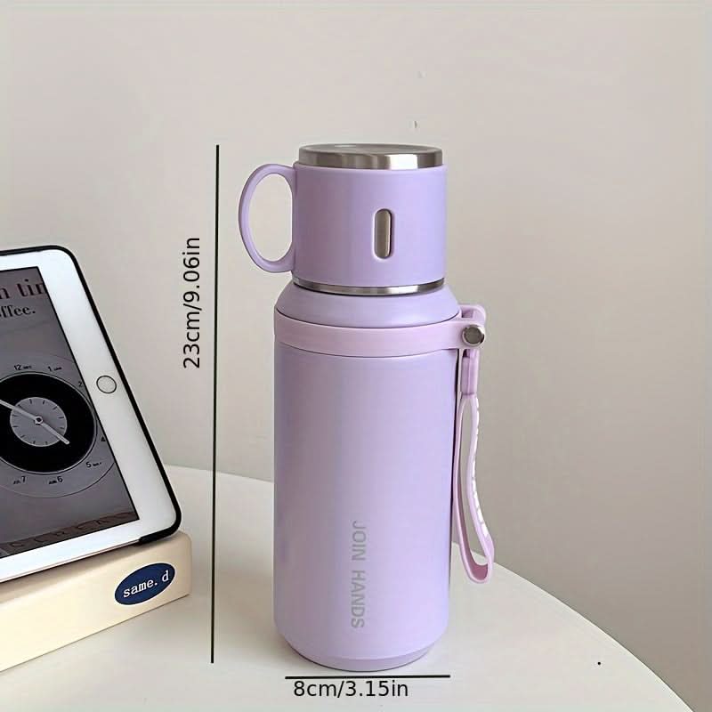 Stainless Steel Vacuum Flask – Double-Walled Insulated Bottle