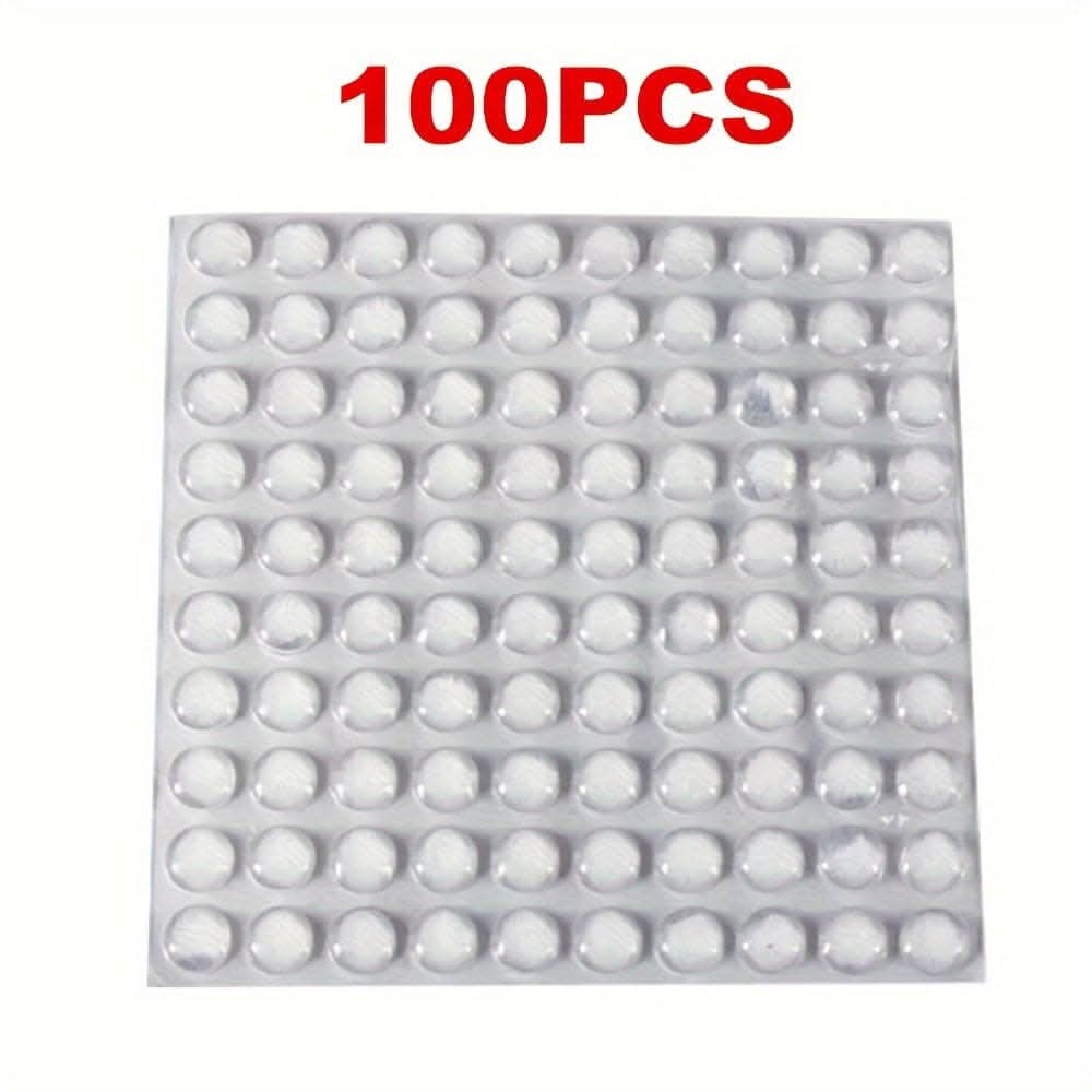 Self-Adhesive Clear Rubber Feet – Noise Dampening Buffer Pads