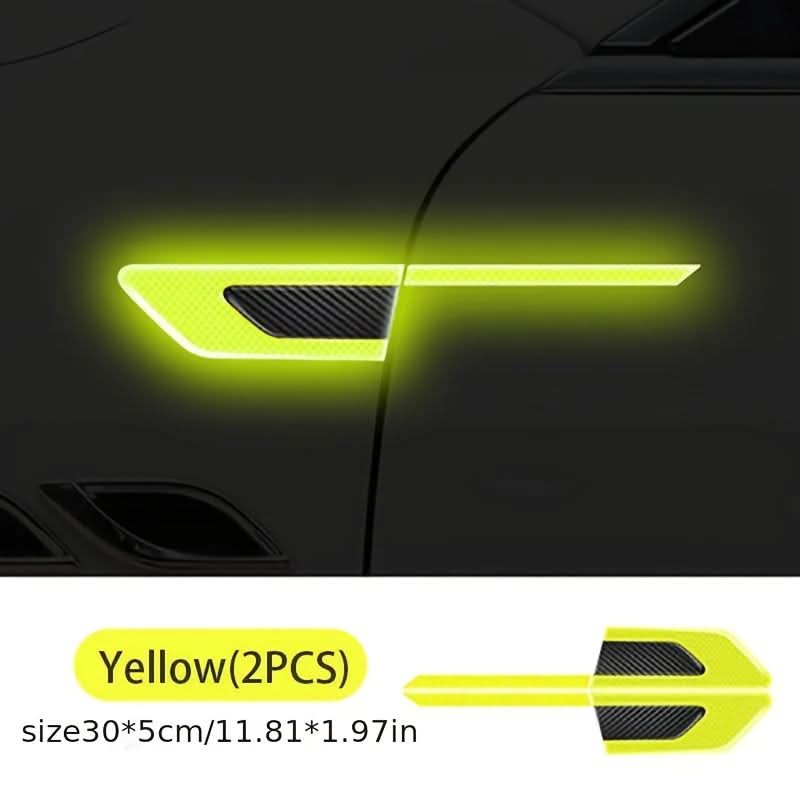Reflective Resin Car Door Protector Strips – Anti-Collision Safety Decals