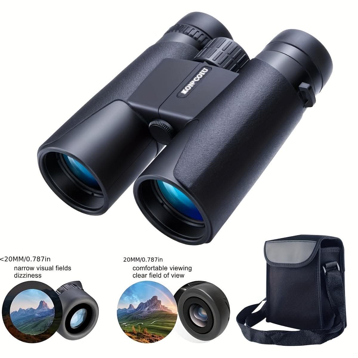 High-Power 112x42 Binoculars – Waterproof Compact Night Vision
