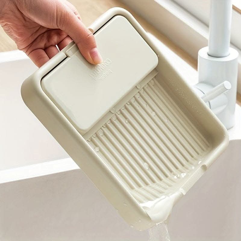 Foldable Kitchen Pot Lid Holder & Spoon Rest - Heat-Resistant Utensils Rack