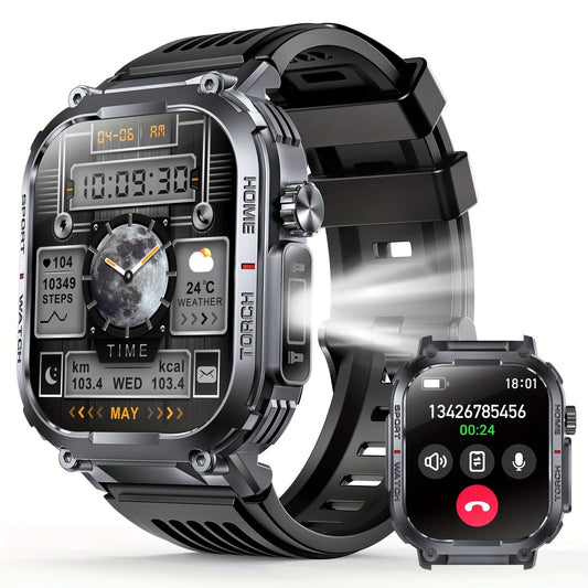 2.02" TFT Screen, Fitness & Health Tracker, IP68 Waterproof Smart Watch