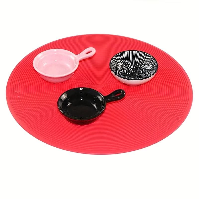 1pc Thickened Microwave Silicone Heat Insulation Pad - 10/12 Inch