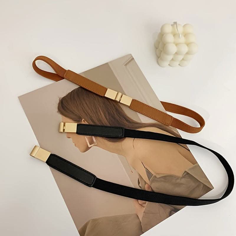 Golden Classic Stretch Waistband Cinch Belt
