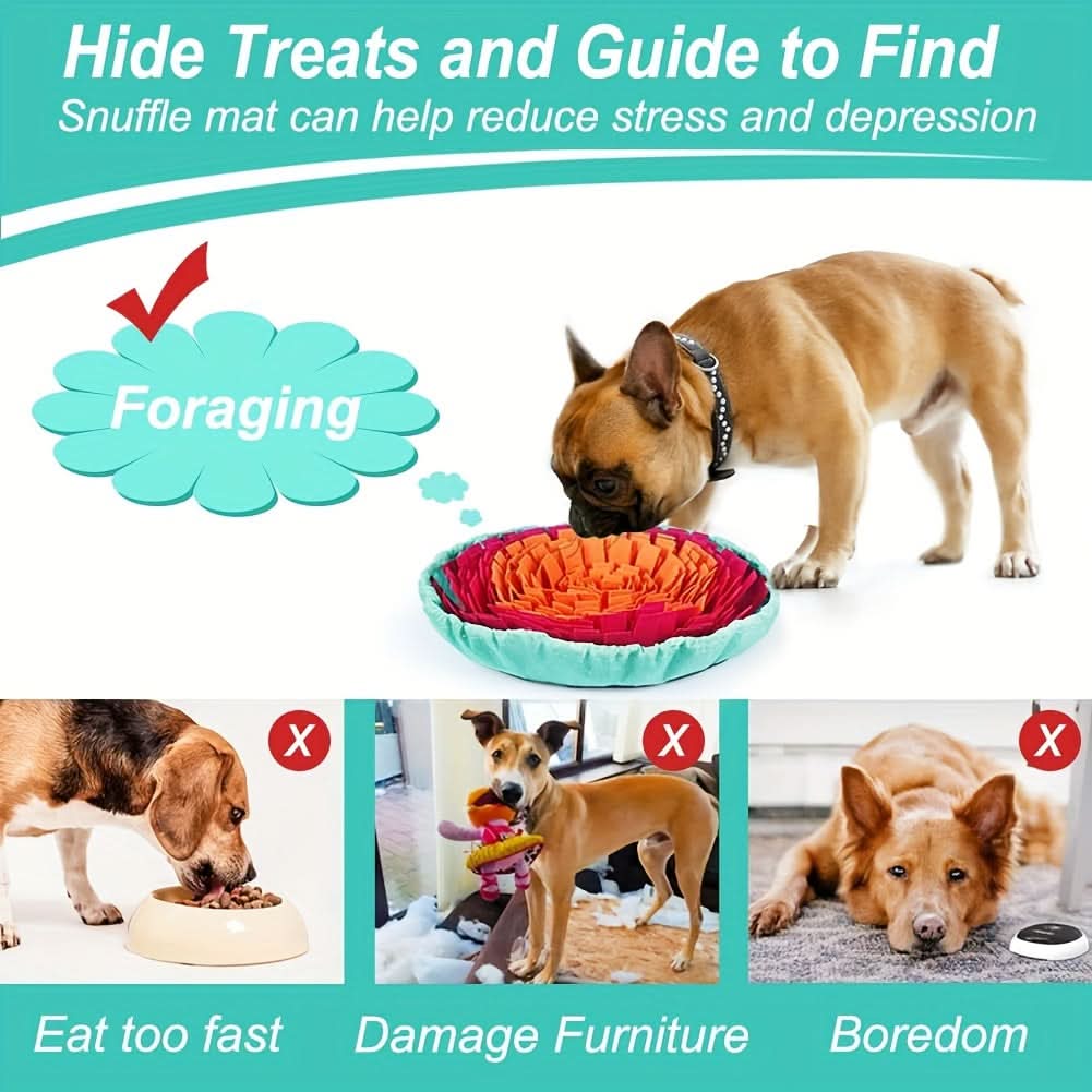 Snuffle Mat for Dogs - Interactive Slow Feeder Toy