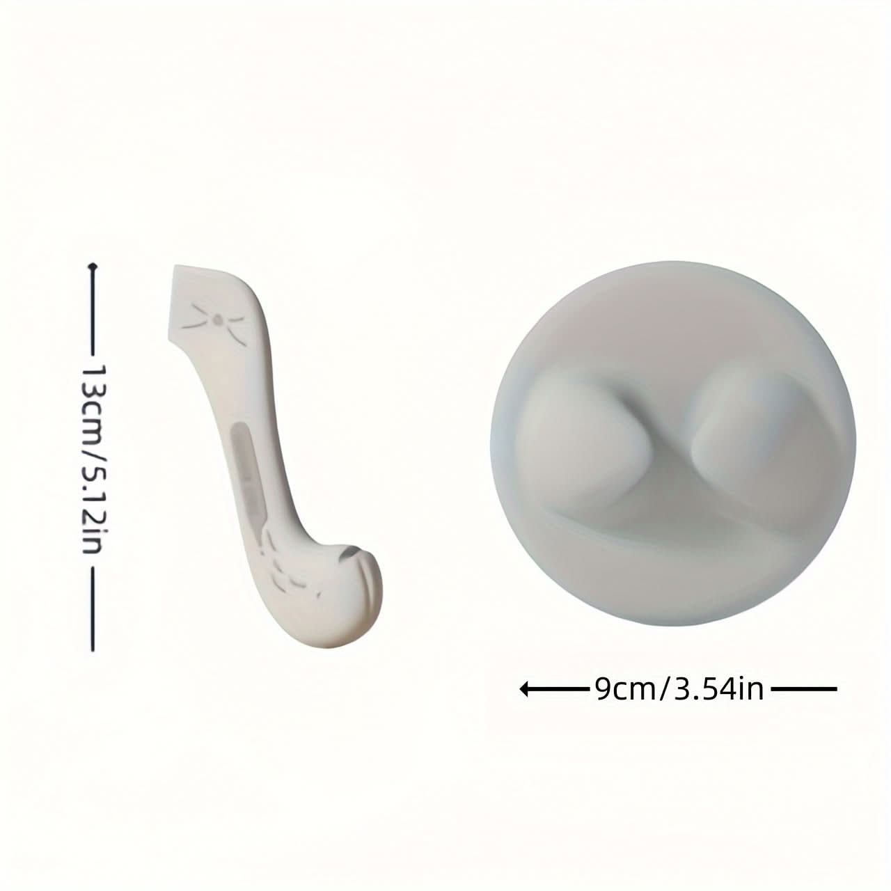 2pcs Silicone Pet Food Spoon & Opener