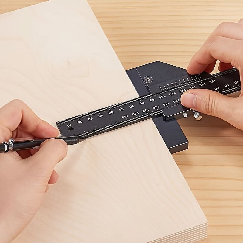 Aluminum T-Square Woodworking Scribing Ruler