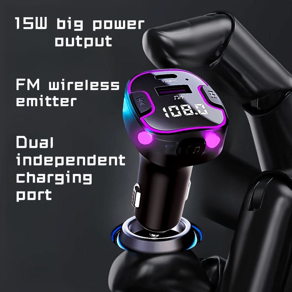 Bluetooth 5.3 Audio Transmitter Car Kit