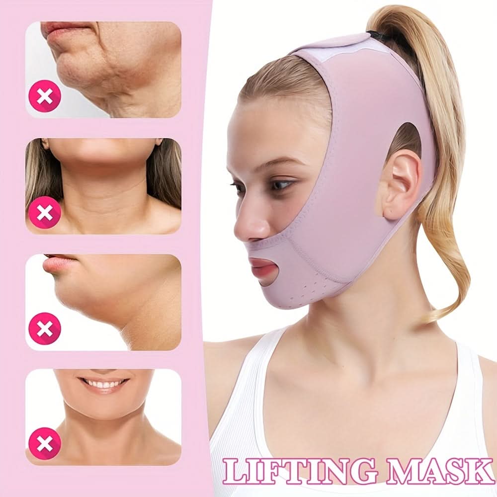 V-Face Sculpting Belt - Ultra-Thin Breathable Lifting Mask for Women