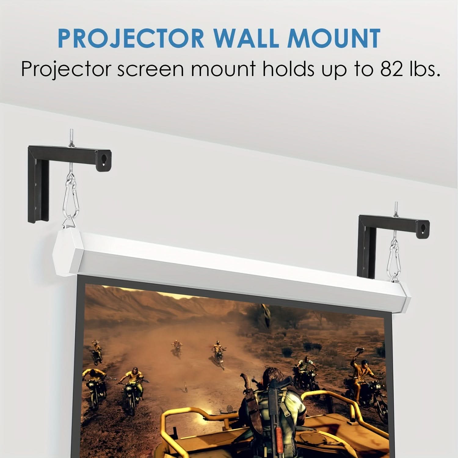 Adjustable 6-Inch Projector Screen Wall Mount