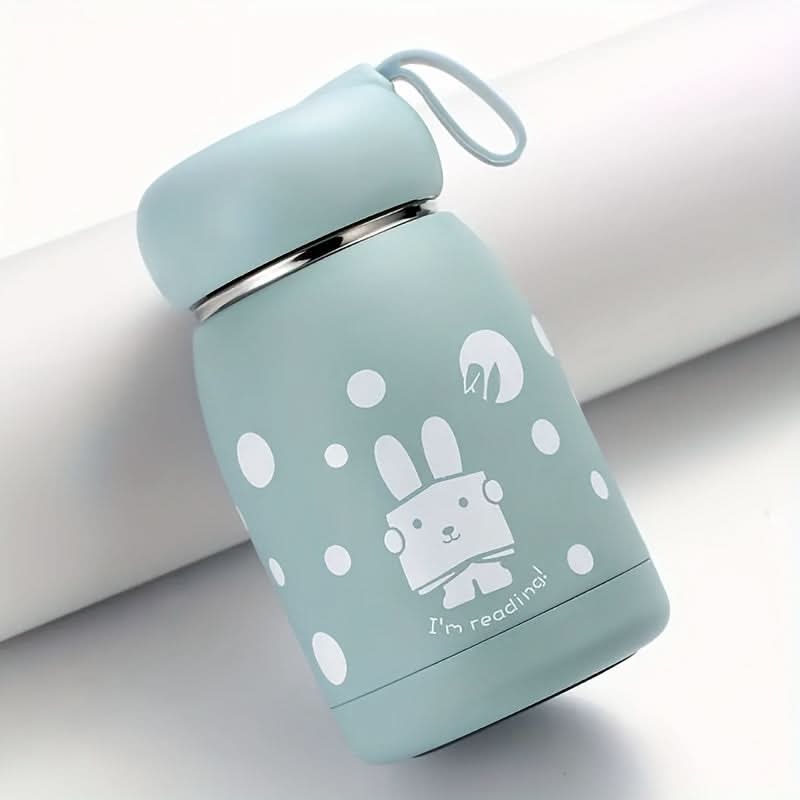 Cute Insulated Stainless Steel Water Bottle – Rabbit Belly Design