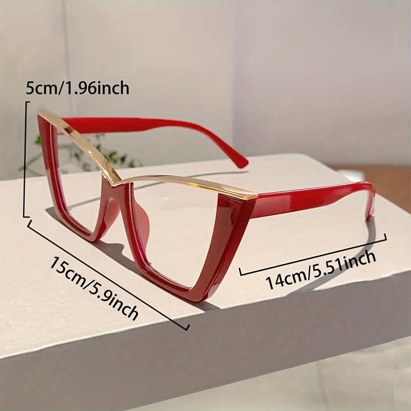 Fashion Cat Eye Glasses for Women – Chic Non-Prescription Eyewear