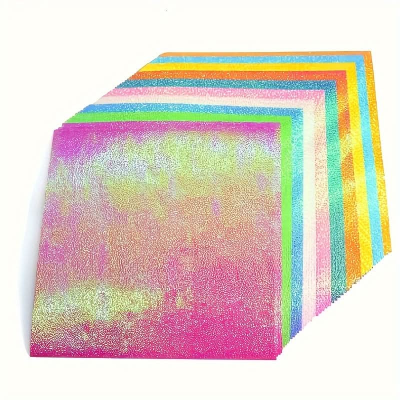 100pcs Shiny Glitter Origami Paper Squares