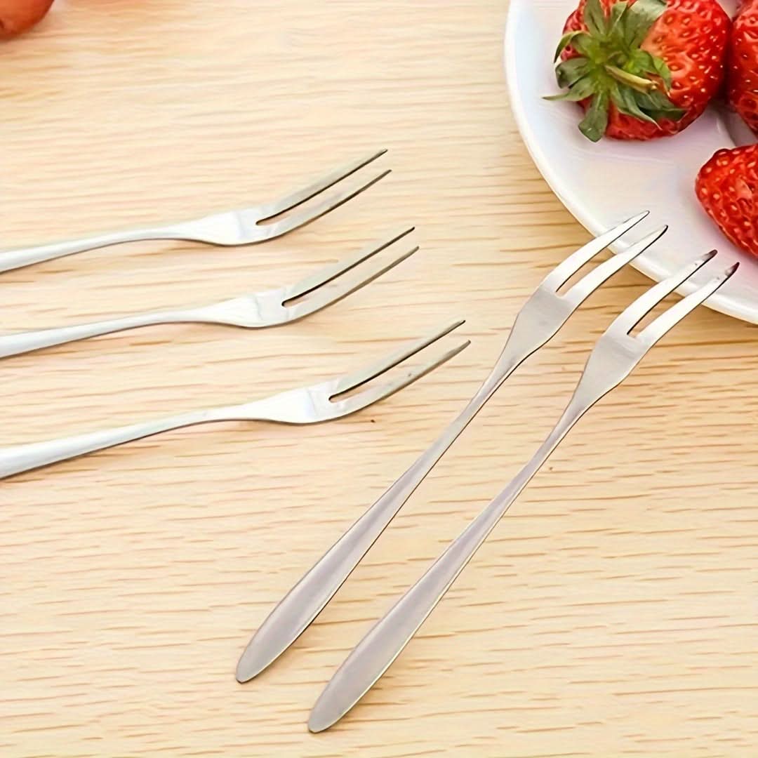20-Piece Stainless Steel Mooncake Fork Set