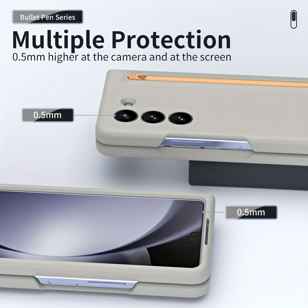Samsung Galaxy Z Fold 5 Slim Case with Built-in S Pen Slot