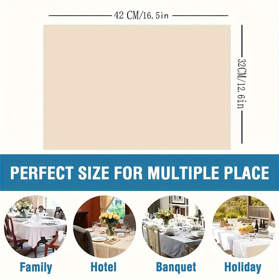Vintage Hydrangea Placemats Set for Dining