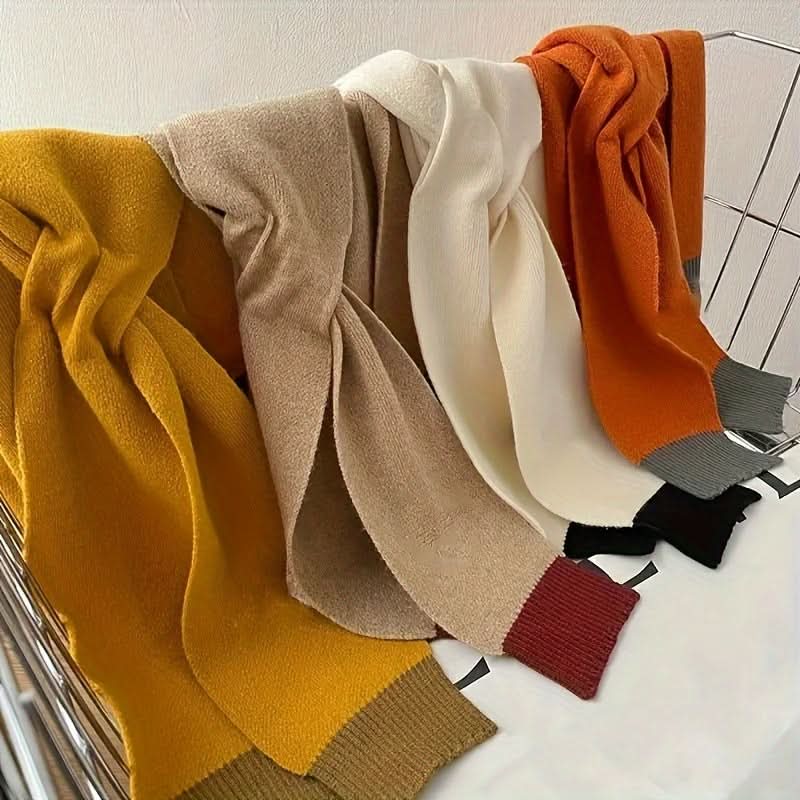 Luxurious Pashmina Shawl Wrap – Soft, Warm, Windproof Knit Scarf