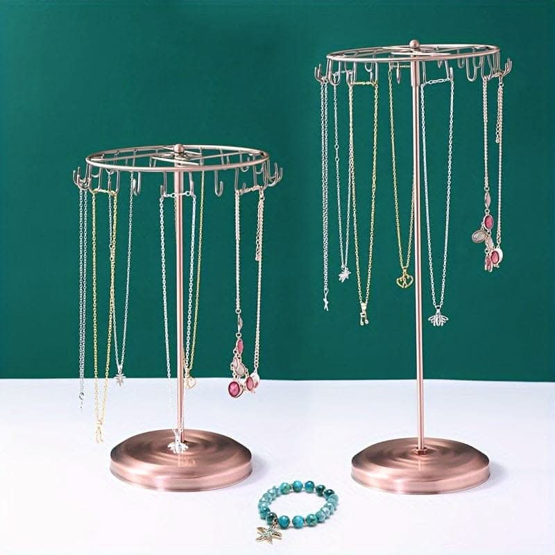 Vintage Metal Necklace Holder – Jewelry & Keychain Display