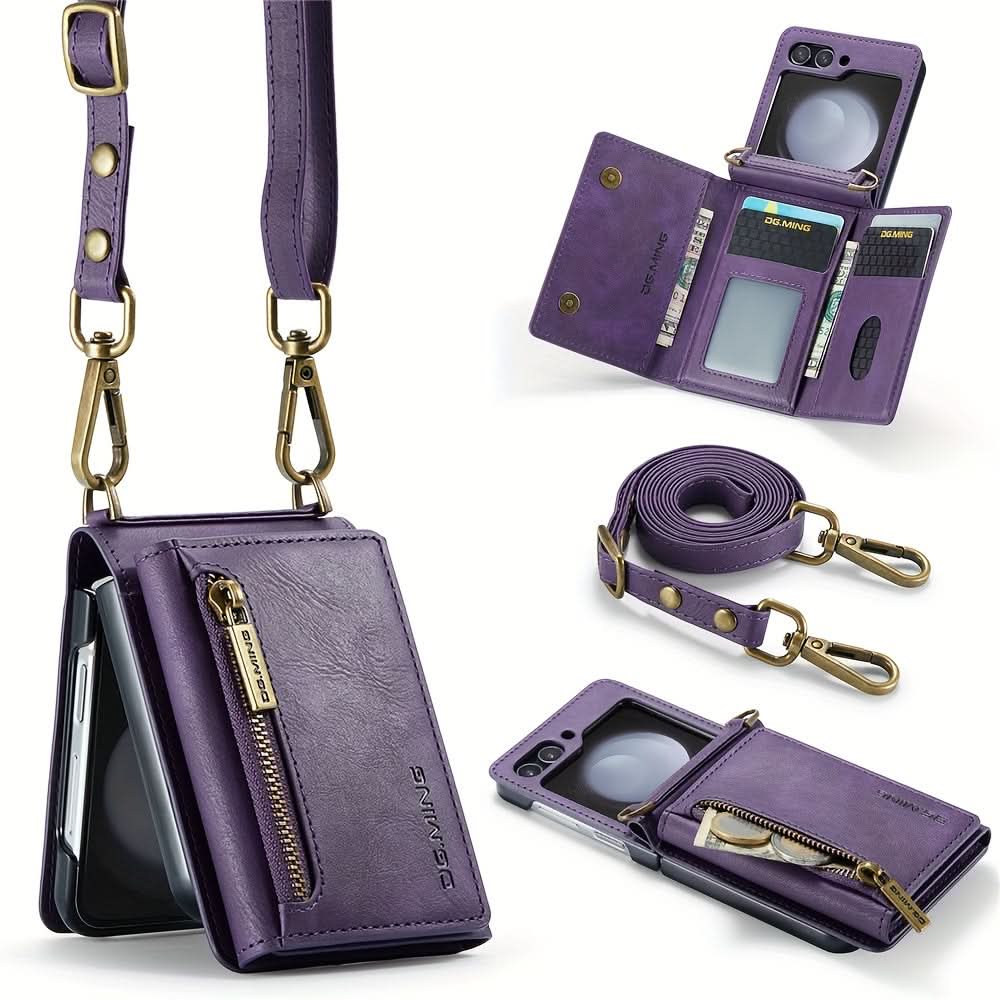 Zipper Wallet Case for Samsung Galaxy Z Flip