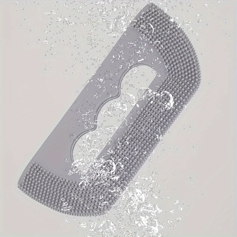 Easy-Clean Silicone Grooming Brush for Pets