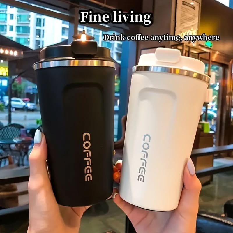 Double-Walled Insulated Stainless Steel Travel Mug - 510ml