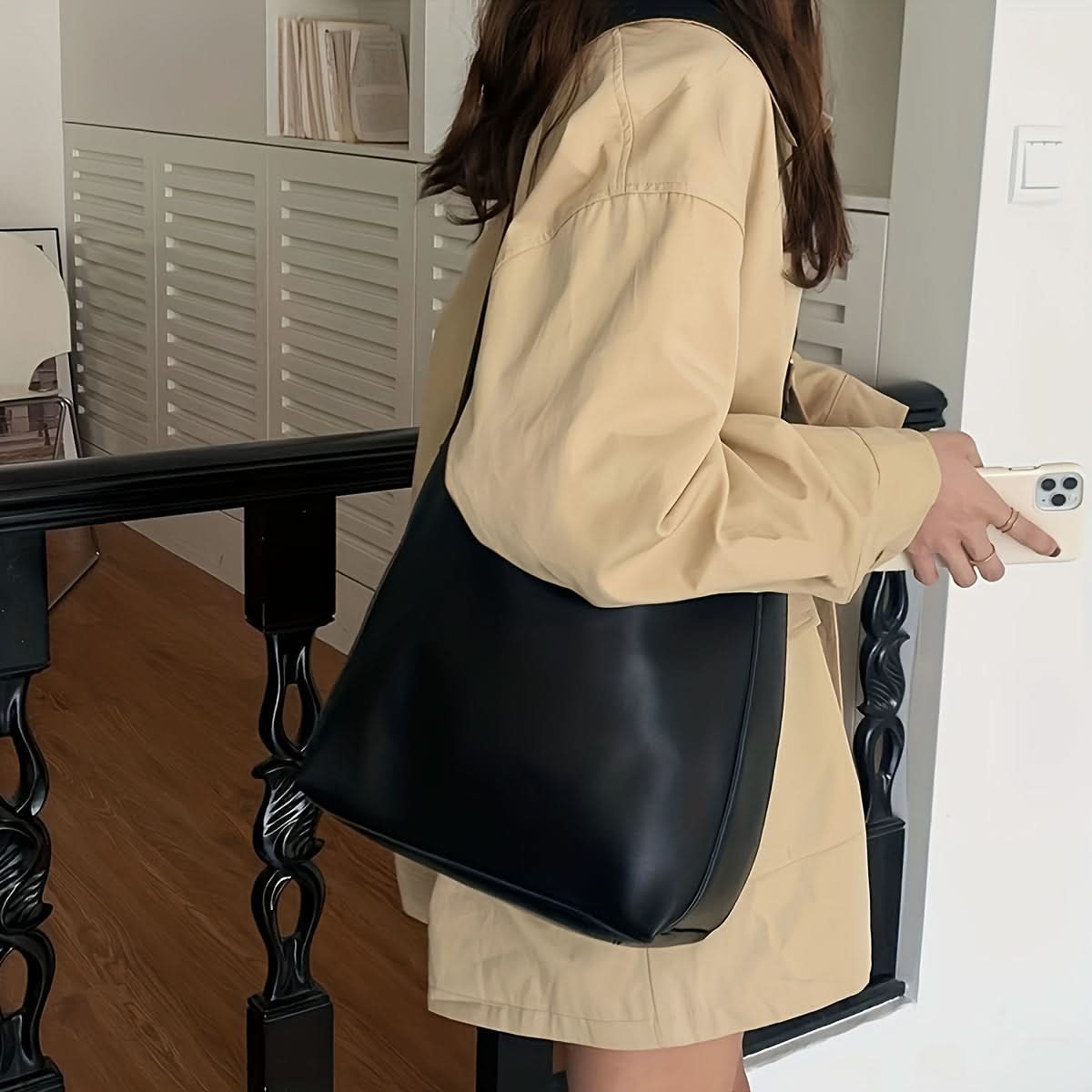 Stylish Casual Coin Purse and Tote Bag Set