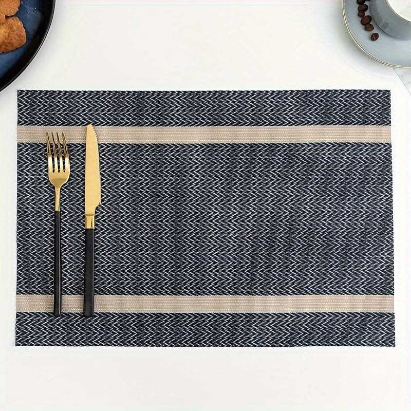 Nordic Style Square Placemats - 4/6/8pcs Elegant Table Protectors