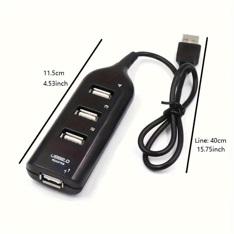 4-Port High-Speed Micro USB Hub 2.0