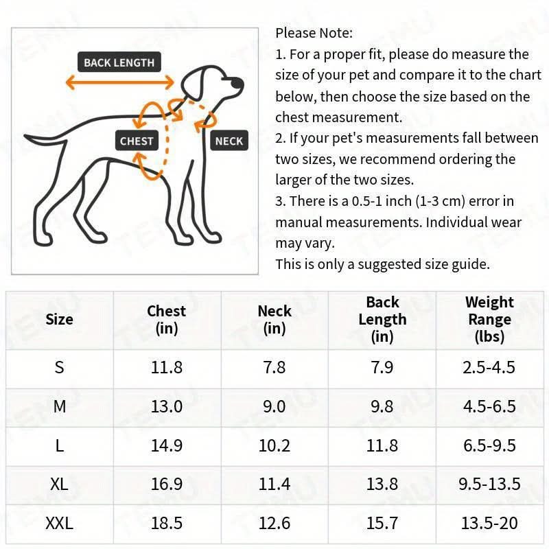 Cozy Winter Pet Vest for Small Dogs & Cats