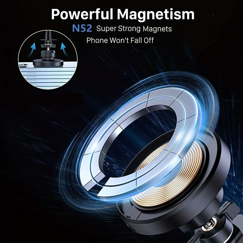 Universal Magnetic Wireless Phone Holder for Fast Charging