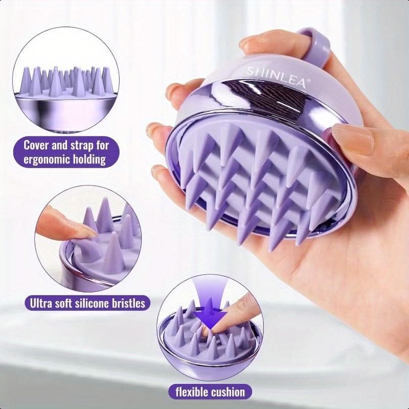 SHINLEA 2-in-1 Scalp Massager & Shampoo Brush