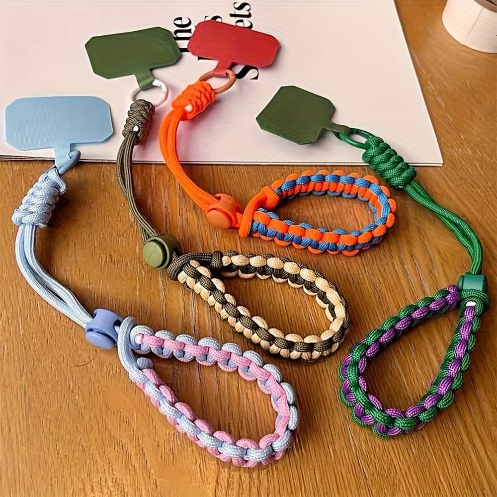 Quick-Grip Phone Wristlet  Adjustable Braided Strap
