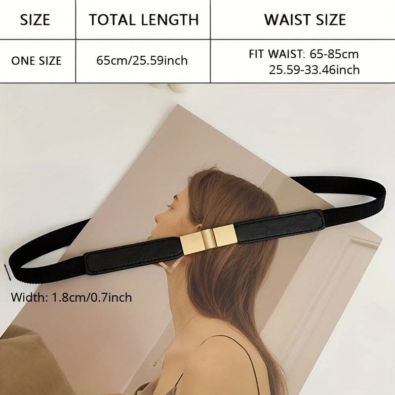 Golden Classic Stretch Waistband Cinch Belt