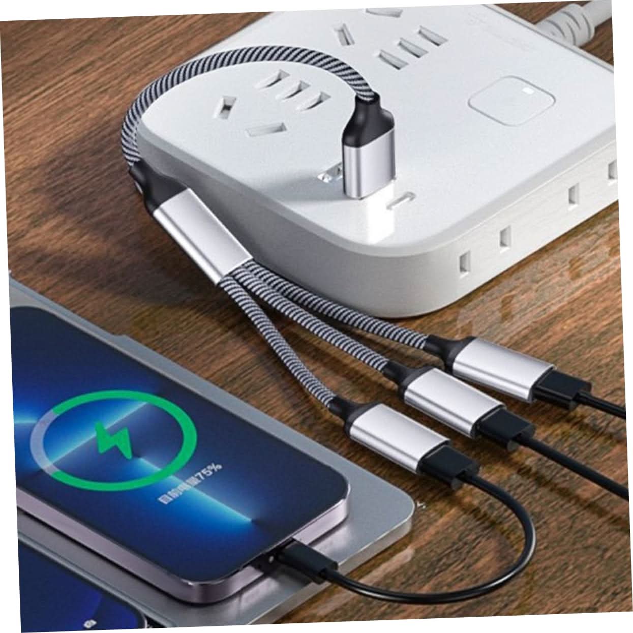 USB Splitter Y Cable: 1 Male to 3 Female Extension Hub