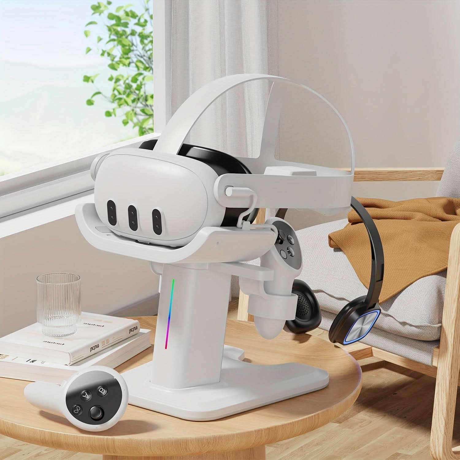 RGB Charging Dock Stand for Meta Quest 3 & 2