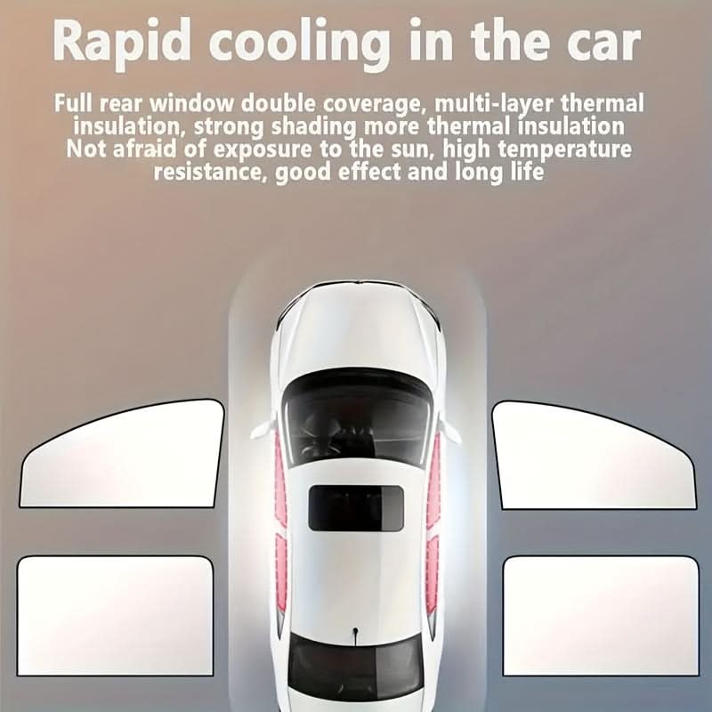Magnetic Car Privacy Curtains for Sedans – UV-Resistant Window Shades