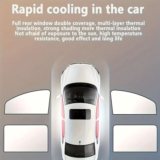 Magnetic Car Privacy Curtains for Sedans – UV-Resistant Window Shades