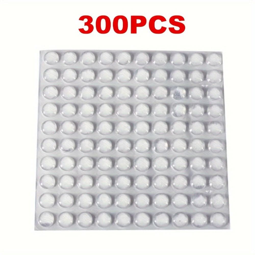 Self-Adhesive Clear Rubber Feet – Noise Dampening Buffer Pads