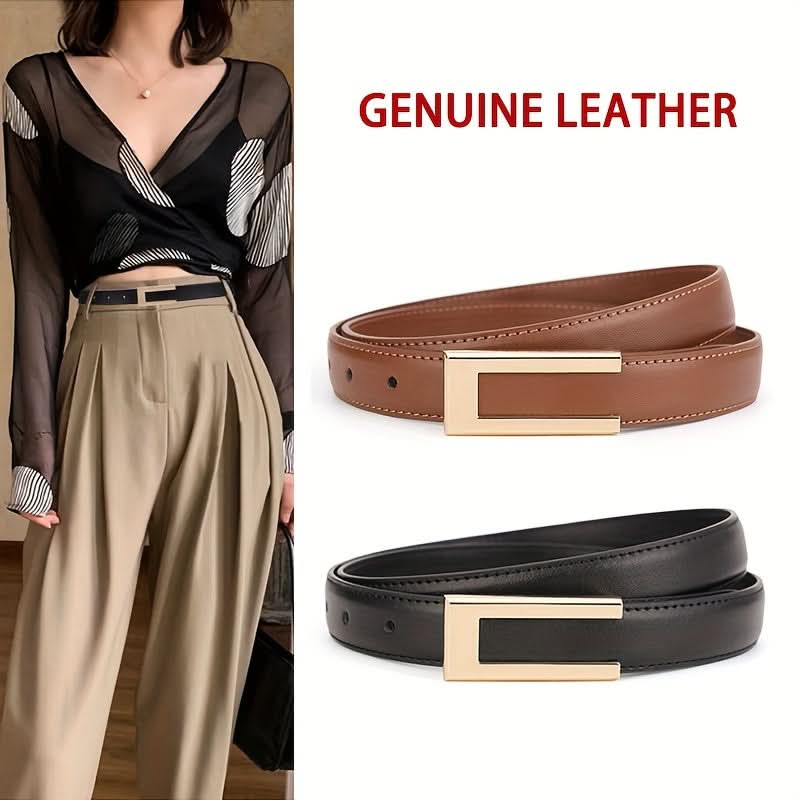 Vintage Leather Belt for Men & Women