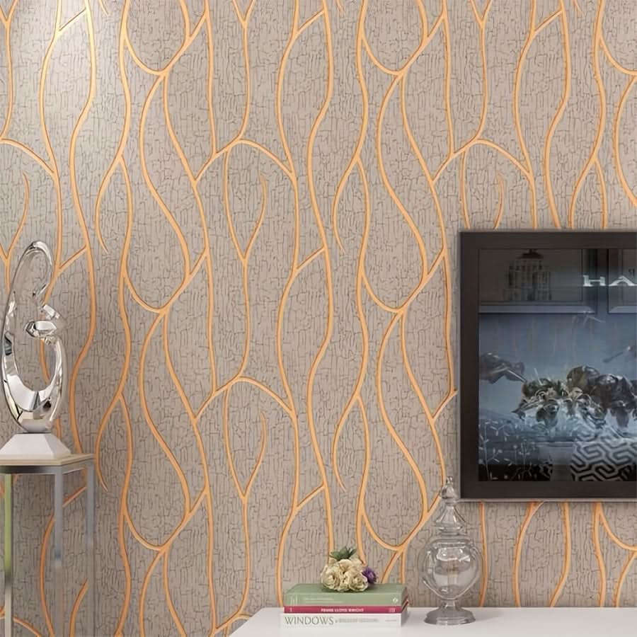 3D Water Ripple Nonwoven Wall Sticker Decor