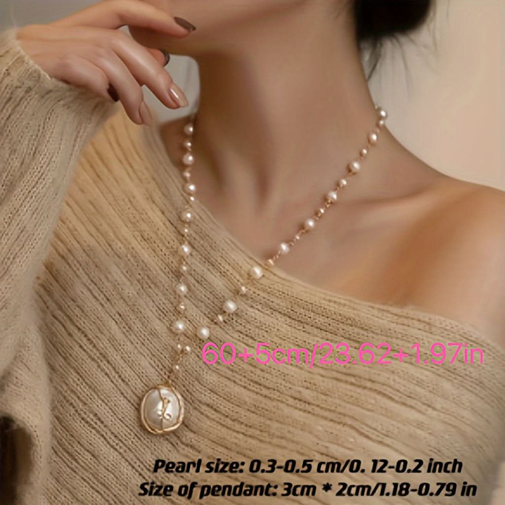 Vintage Baroque Freshwater Pearl Necklace